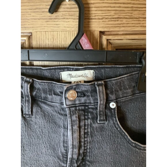 Madewell The Perfect Vintage Jean Denim In Lunar Wash Gray Black Stretch Size 27 - Picture 2 of 6